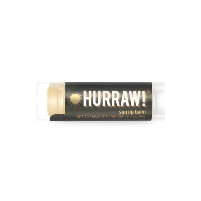 All natural and vegan, this SPF15 Hurraw Lip Balm is made from premium raw, organic and fair trade ingredients, with natural flavours. Hurraw is 100% cruelty free and palm oil free. Super smooth, long lasting, not sticky or sweet, not too glossy, never grainy. Plus, it holds up to being in a back jeans pocket all day without melting! 4.3g