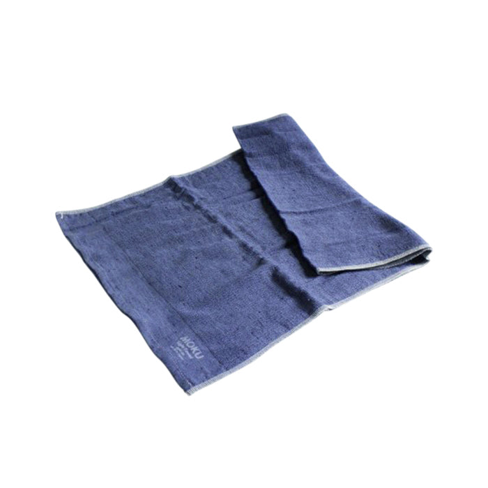 Moku Towel by Kontex is your go to towel for any active or travel situation. 100% Cotton, organic dyes and no palm oil. Highly absorbent, lightweight and quick drying, it wipes sweat away quickly and folds away small so that you can stash it in your bag. Navy, 33cm x 100cm