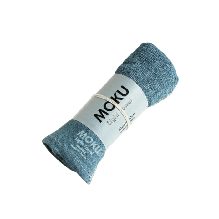 Moku Towel by Kontex is your go to towel for any active or travel situation. 100% Cotton, organic dyes and no palm oil. Highly absorbent, lightweight and quick drying, it wipes sweat away quickly and folds away small so that you can stash it in your bag. Turquoise, 33cm x 100cm